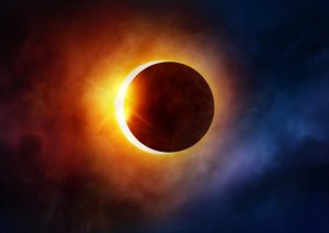a total Solar Eclipse in Leo